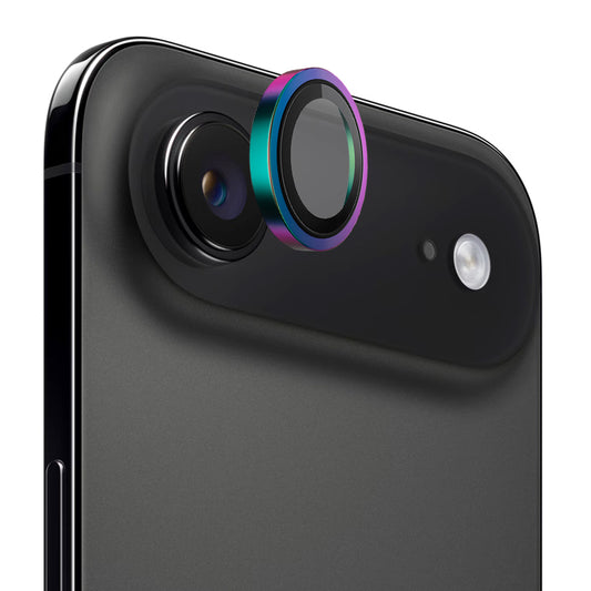 Protector de cámara trasera Blueo Metal Frame para Apple iPhone 17 Air, Cristal Templado, Multicolor