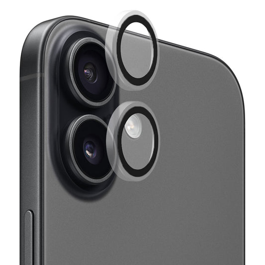Protector de cámara trasera Blueo Metal Frame para Apple iPhone 17, Cristal Templado, Transparente