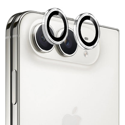 Protector de cámara trasera Blueo Metal Frame para Apple iPhone Duo, vidrio templado, transparente