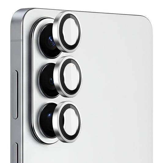 Lámina protectora de cámara trasera Blueo para Samsung Galaxy S26 Plus S947 / S26, Cristal Templado, Plateada