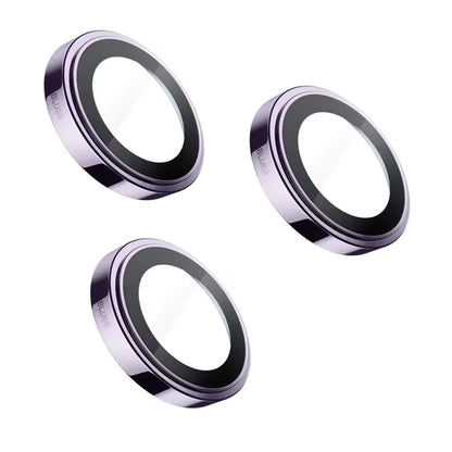 Protector de pantalla para cámara trasera Blueo Sapphire Crystal para Apple iPhone 14 Pro Max / 14 Pro, vidrio templado, morado