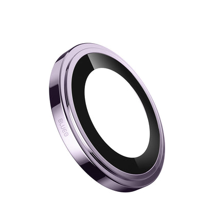 Protector de pantalla para cámara trasera Blueo Sapphire Crystal para Apple iPhone 14 Pro Max / 14 Pro, vidrio templado, morado