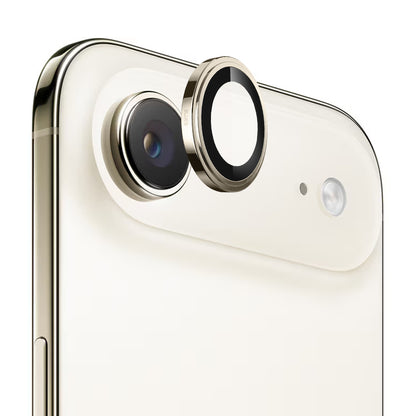 Protector de cámara trasera Blueo Sapphire Crystal para Apple iPhone 17 Air, Cristal Templado, Dorado