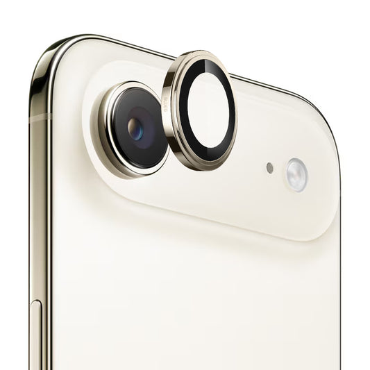 Protector de cámara trasera Blueo Sapphire Crystal para Apple iPhone 17 Air, Cristal Templado, Dorado