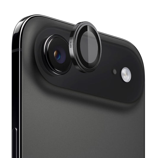 Funda protectora de cámara trasera Blueo Sapphire Crystal para Apple iPhone 17 Air, Cristal Templado, Negra