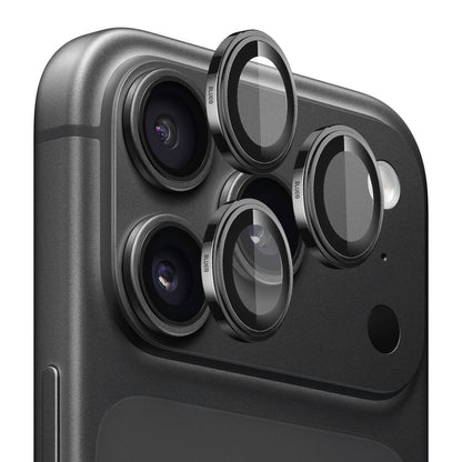 Protector de cámara trasera Blueo Sapphire Crystal para Apple iPhone 18 Pro / 18 Pro Max, vidrio templado, negro