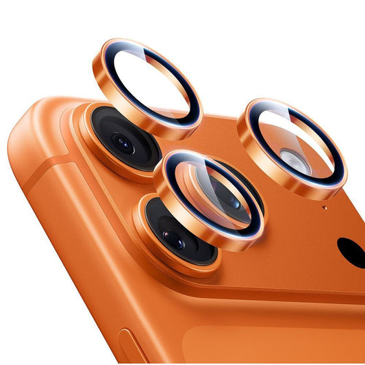 Funda protectora para cámara trasera ESR Armorite para Apple iPhone 14 Pro, Cristal Templado, Naranja