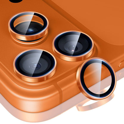 Funda protectora para cámara trasera ESR Armorite para Apple iPhone 14 Pro, Cristal Templado, Naranja