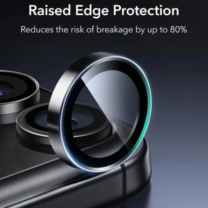 Protector de pantalla para cámara trasera ESR Armorite para Apple iPhone 18 Pro / 18 Pro Max, vidrio templado, negro