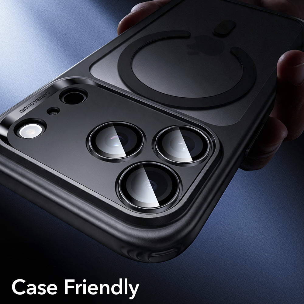Protector de cámara trasera ESR Armorite para Apple iPhone 18 Pro / 18 Pro max, vidrio templado, juego de 2 piezas, negro