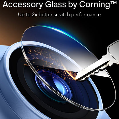 Protector de pantalla para cámara trasera ESR Armorite Pro para Apple iPhone 18 Pro Max, vidrio templado, azul
