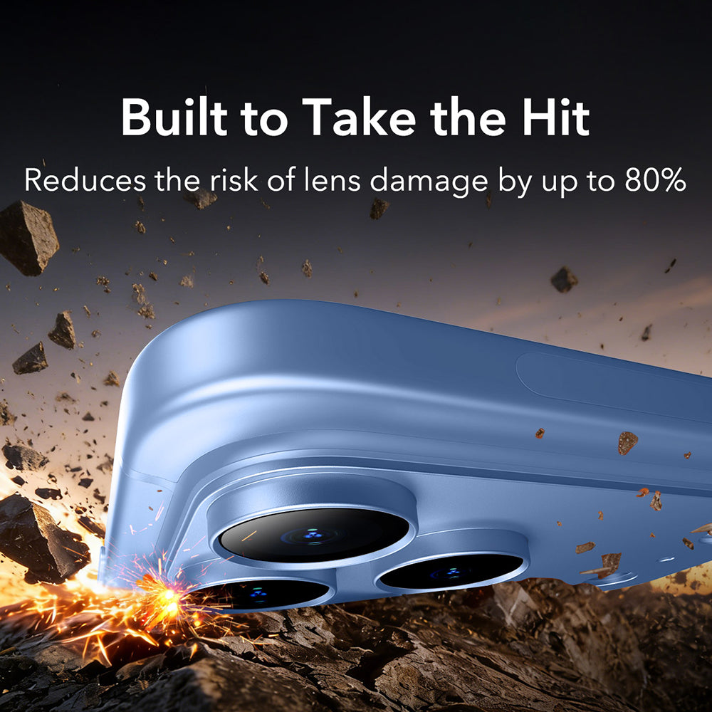 Protector de pantalla para cámara trasera ESR Armorite Pro para Apple iPhone 18 Pro Max, vidrio templado, azul