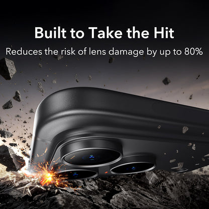 Protector de pantalla para cámara trasera ESR Armorite Pro para Apple iPhone 18 Pro Max, vidrio templado, negro