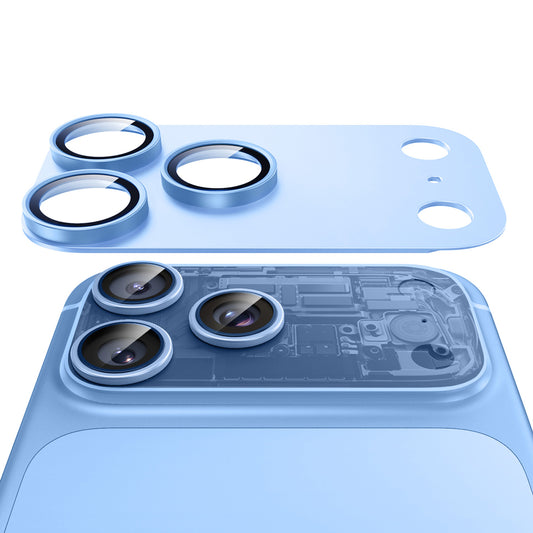 Protector de pantalla para cámara trasera ESR Armorite Pro para Apple iPhone 18 Pro, vidrio templado, azul