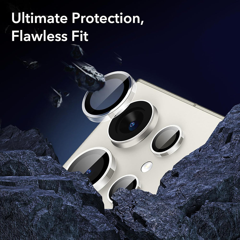 Protector de pantalla para cámara trasera ESR para Samsung Galaxy S24 Ultra S928, vidrio templado, juego de 2 piezas, transparente
