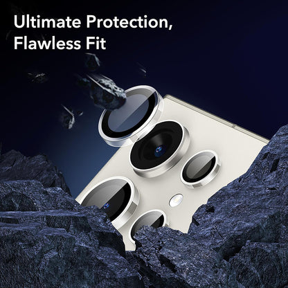 Protector de pantalla para cámara trasera ESR para Samsung Galaxy S24 Ultra S928, vidrio templado, juego de 2 piezas, transparente