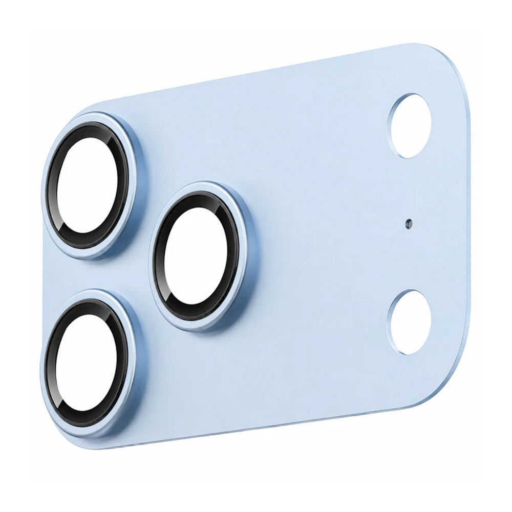 Protector de cámara trasera Lito Crown Halo AR + AF para Apple iPhone 18 Pro, vidrio templado, azul