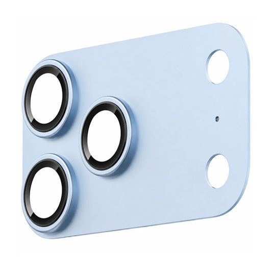 Protector de cámara trasera Lito Crown Halo AR + AF para Apple iPhone 18 Pro, vidrio templado, azul