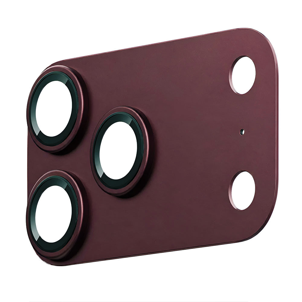 Protector de pantalla para cámara trasera Lito Crown Halo AR + AF para Apple iPhone 18 Pro, vidrio templado, burdeos