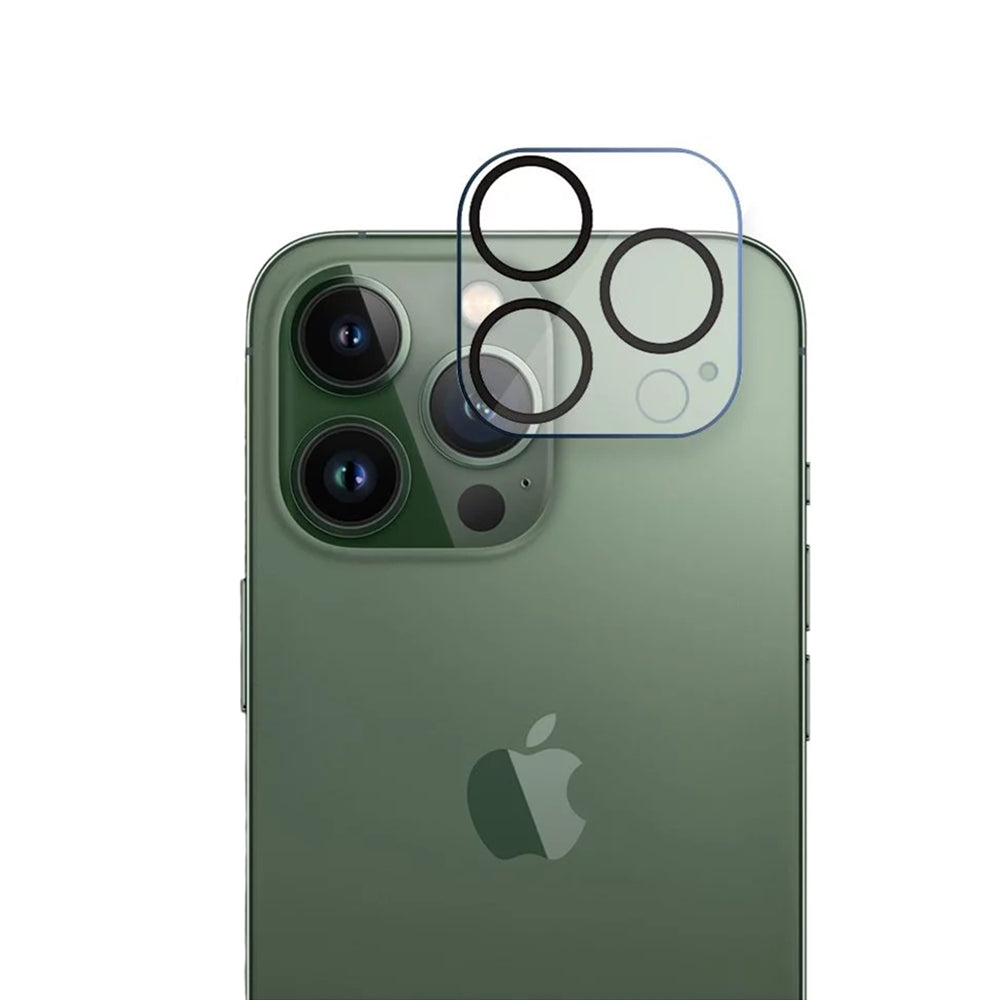Protector de cámara trasera Lito S+ para Apple iPhone 14 Pro Max / 14 Pro, vidrio templado, negro