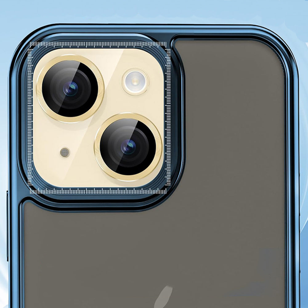 Protector de pantalla para cámara trasera Lito S+ para Apple iPhone 14, vidrio templado, amarillo