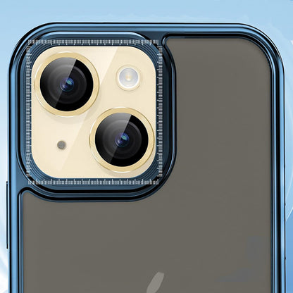 Protector de pantalla para cámara trasera Lito S+ para Apple iPhone 14, vidrio templado, amarillo