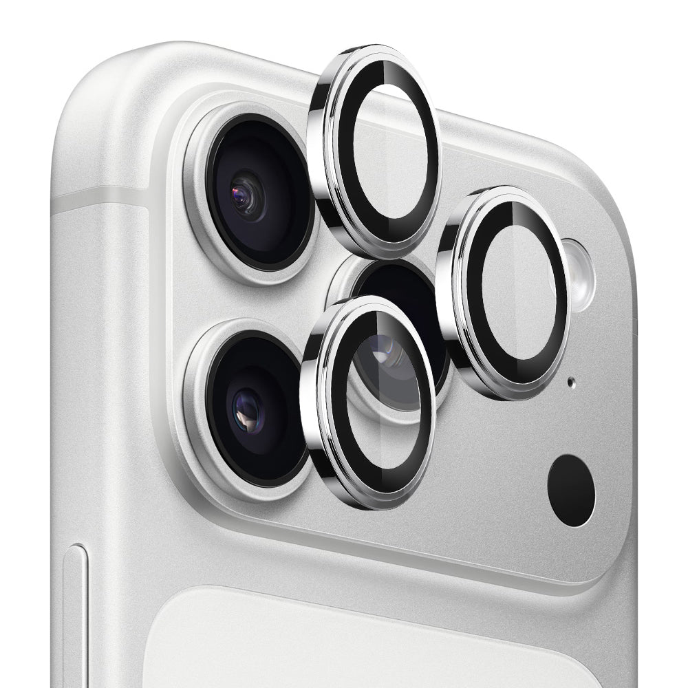 Protector de cámara trasera Lito S+ para Apple iPhone 18 Pro / 18 Pro Max, vidrio templado, plateado