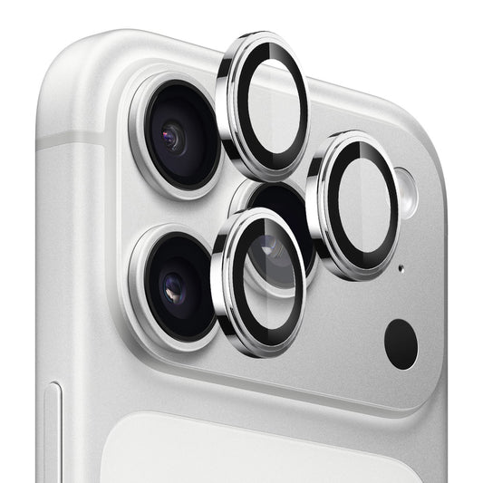 Protector de cámara trasera Lito S+ para Apple iPhone 18 Pro / 18 Pro Max, vidrio templado, plateado