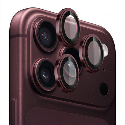 Protector de pantalla para cámara trasera Lito S+ para Apple iPhone 18 Pro / 18 Pro Max, vidrio templado, burdeos