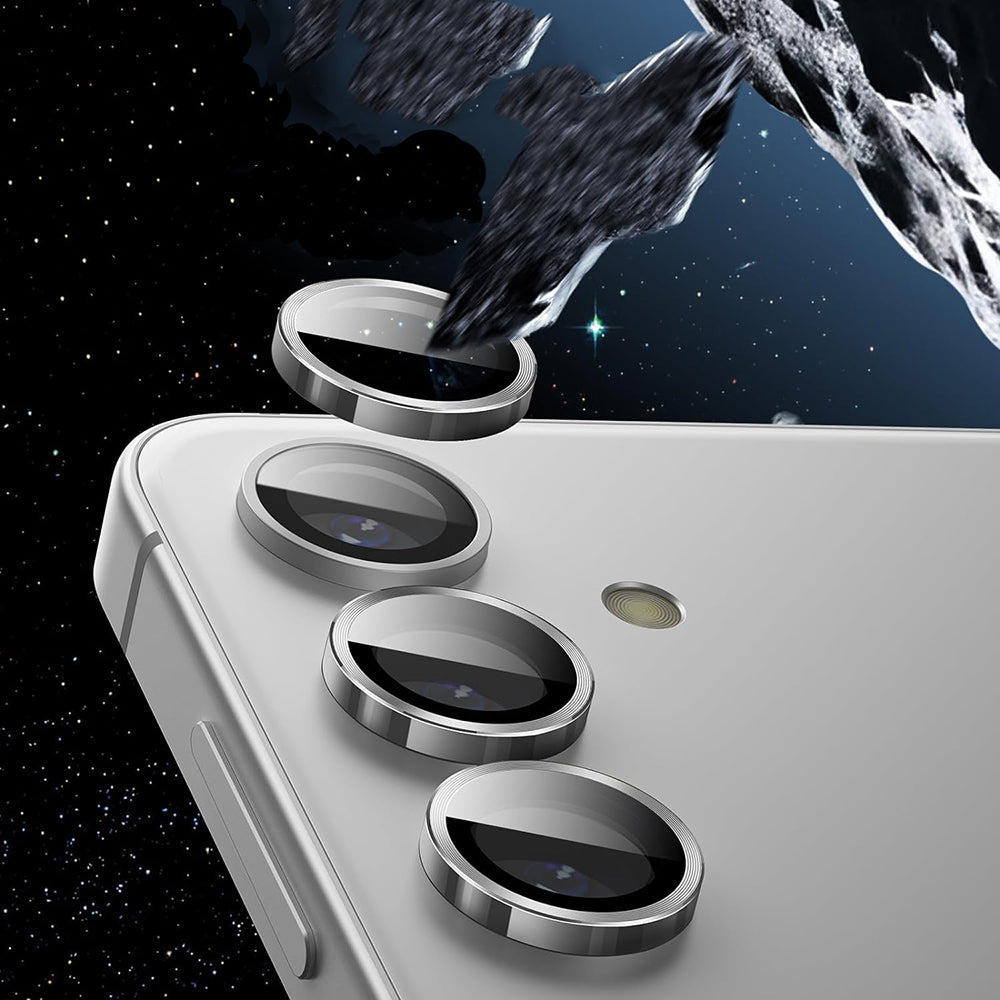 Protector de cámara trasera Lito S+ para Samsung Galaxy S26 Plus / S26, Cristal Templado, Plateado