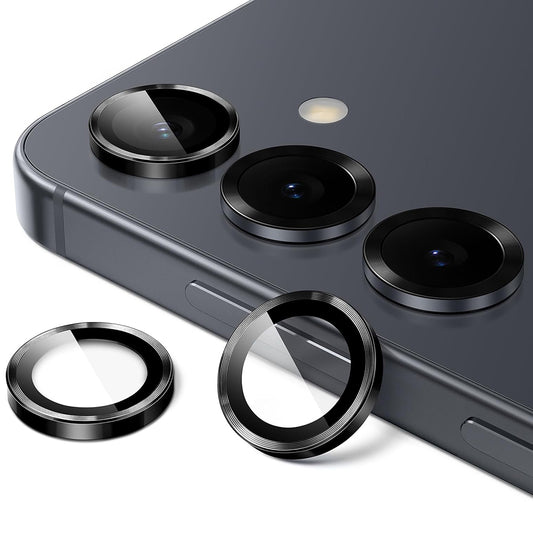 Protector de cámara trasera Lito S+ para Samsung Galaxy S26 Plus / S26, Cristal Templado, Negro