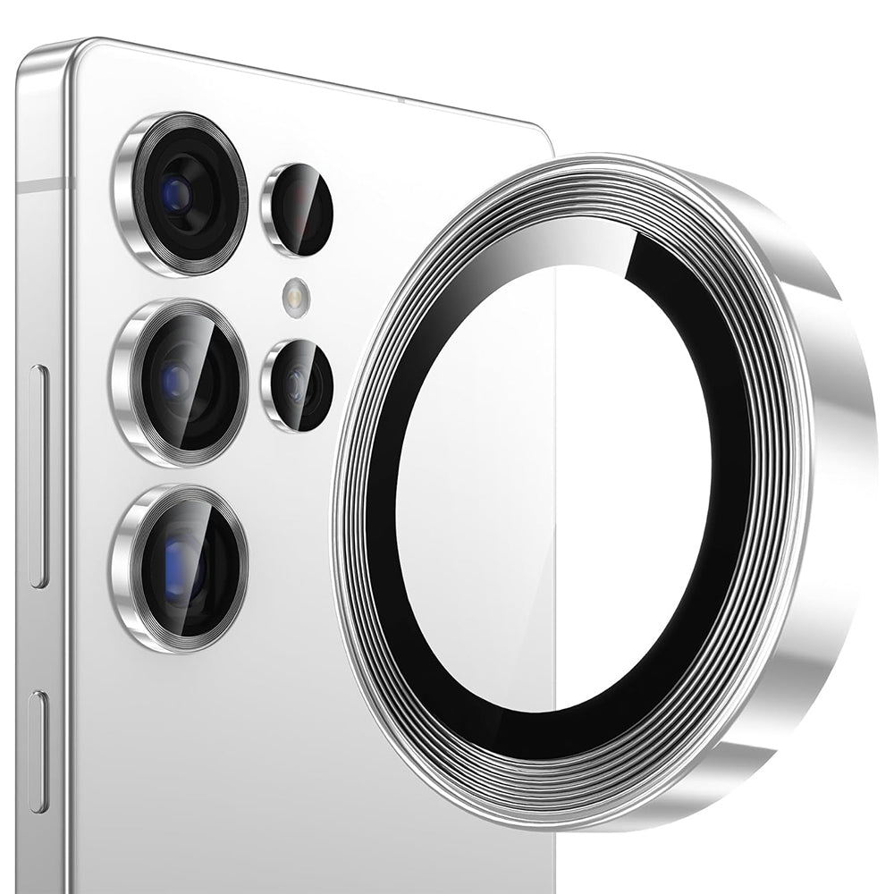 Lito S+ Rear Camera Protection Film for Samsung Galaxy S26 Ultra, Tempered Glass, Silver