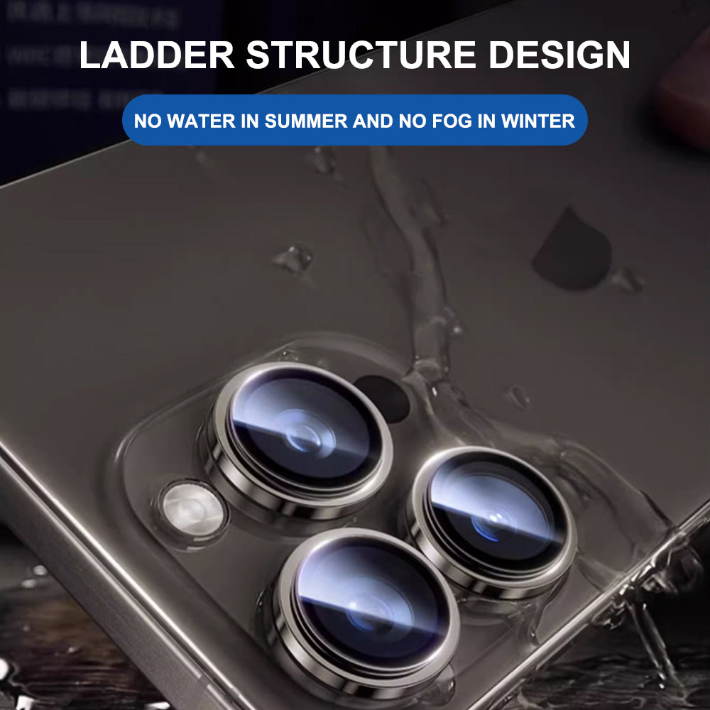 Lámina protectora de cámara trasera Lito Titanium AR para Apple iPhone 17 Air, Cristal Templado, Plateada