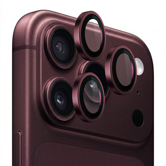 Protector de cámara trasera Lito Titanium AR para Apple iPhone 18 Pro / 18 Pro Max, vidrio templado, burdeos