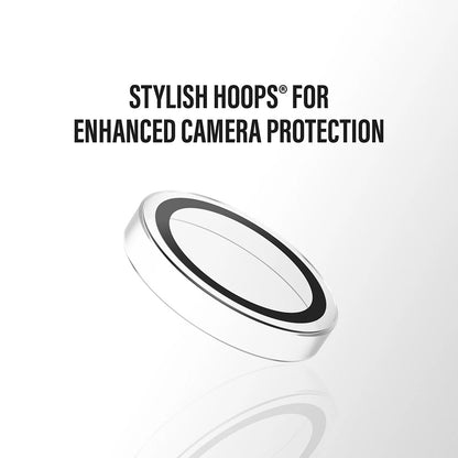 Protector de cámara trasera PanzerGlass Hoops para Apple iPhone 17 Pro, Cristal Templado, Transparente.