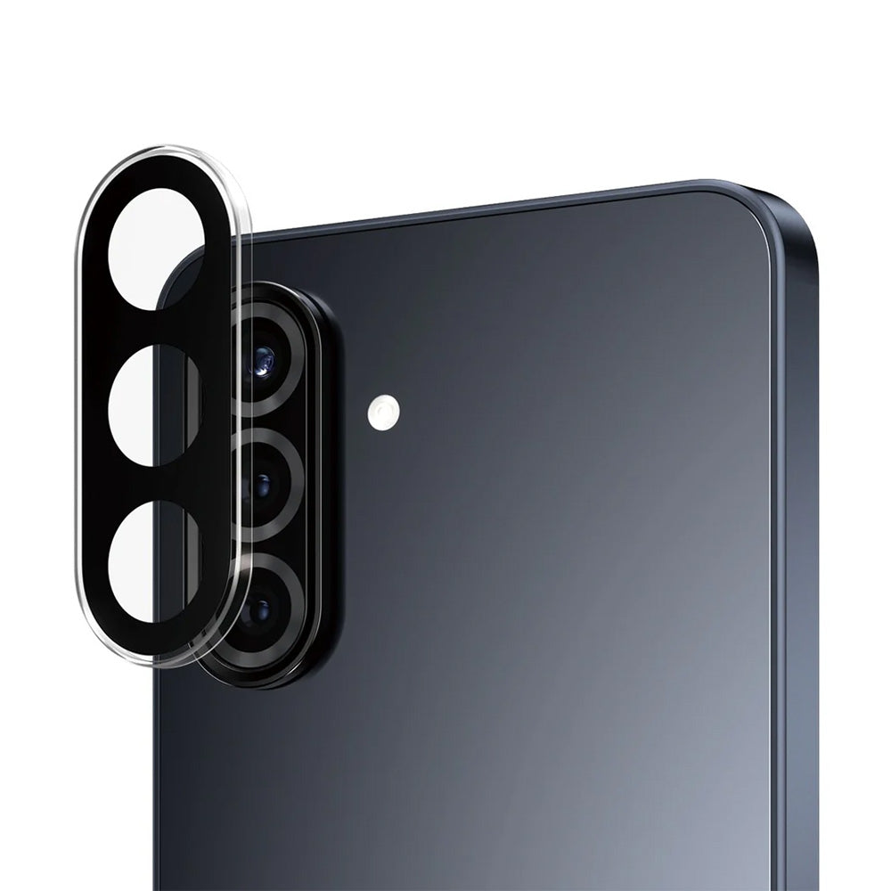Protector de cámara trasera PanzerGlass Hoops para Samsung Galaxy A36 A366, Cristal Templado, Transparente.