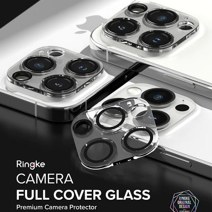Protector de cámara trasera Ringke para Apple iPhone 15 Pro Max, Cristal Templado, Set de 2 piezas, Transparente