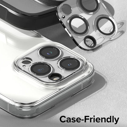 Protector de cámara trasera Ringke para Apple iPhone 15 Pro Max, Cristal Templado, Set de 2 piezas, Transparente