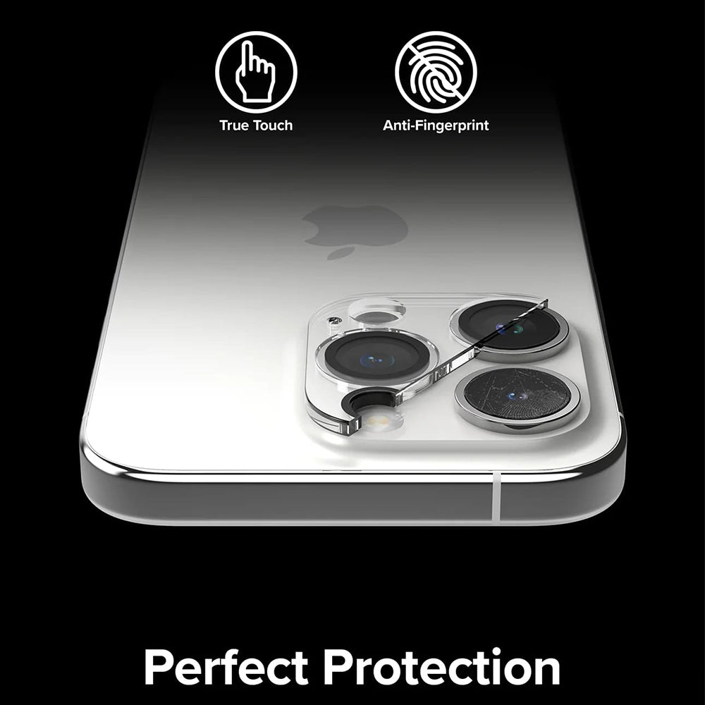 Protector de cámara trasera Ringke para Apple iPhone 15 Pro Max, Cristal Templado, Set de 2 piezas, Transparente