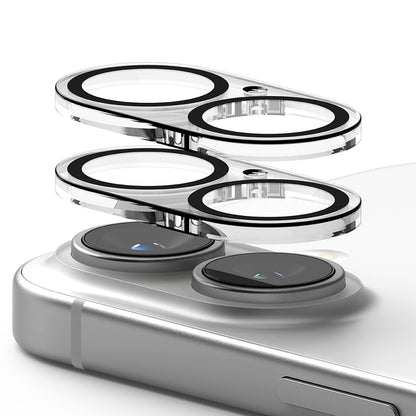 Protector de pantalla para cámara trasera Ringke para Apple iPhone 16 Plus / 16, vidrio templado, juego de 2 piezas, transparente