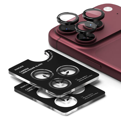 Protector de pantalla para cámara trasera Ringke para Apple iPhone 18 Pro / 18 Pro Max, vidrio templado, juego de 2 piezas, transparente