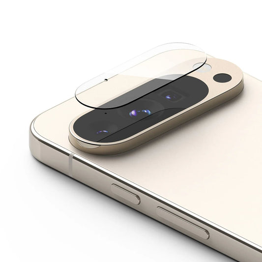 Protector de pantalla para cámara trasera Ringke para Google Pixel 9 Pro, vidrio templado, juego de 3 piezas, transparente