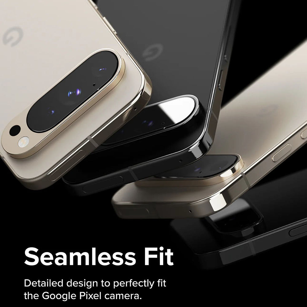 Protector de pantalla para cámara trasera Ringke para Google Pixel 9 Pro, vidrio templado, juego de 3 piezas, transparente