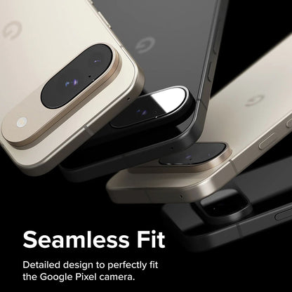 Protector de cámara trasera Ringke para Google Pixel 9, Cristal Templado, Set de 3 piezas, Transparente