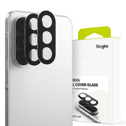 Protector de cámara trasera Ringke para Samsung Galaxy A57 5G / A37 5G, Cristal Templado, Set de 2 piezas, Transparente