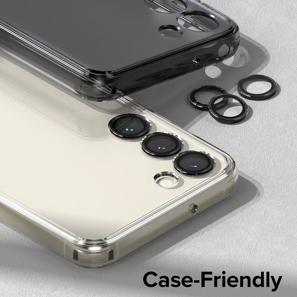 Protector de cámara trasera Ringke para Samsung Galaxy S23+ S916 / S23 S911, Cristal Templado, Negro