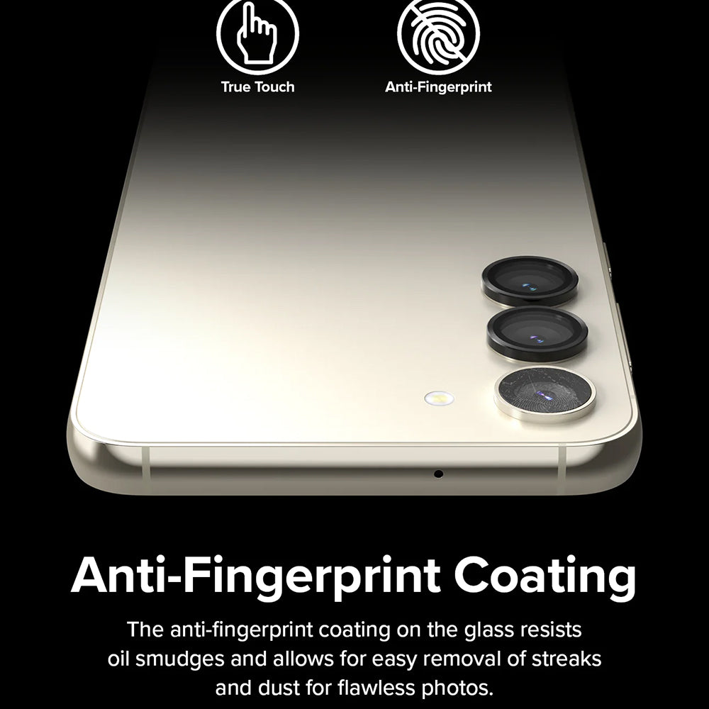 Protector de cámara trasera Ringke para Samsung Galaxy S23+ S916 / S23 S911, Cristal Templado, Negro