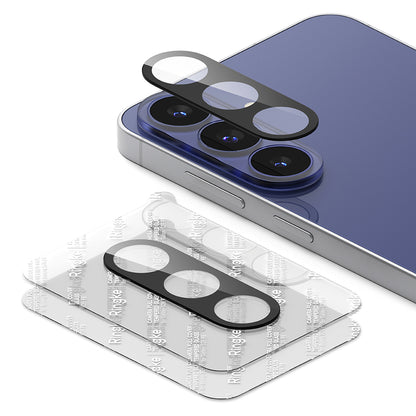 Protector de cámara trasera Ringke para Samsung Galaxy S26 FE S741, vidrio templado, juego de 2 piezas, negro