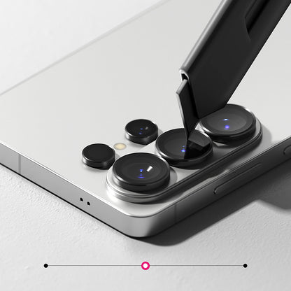 Protector de cámara trasera Ringke para Samsung Galaxy S26 Ultra, Cristal Templado, Set de 2 piezas, Negro