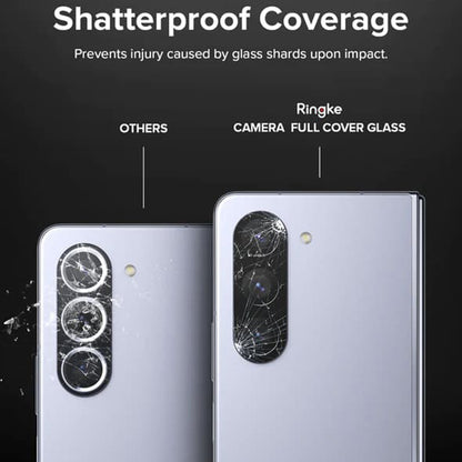 Protector de pantalla para cámara trasera Ringke para Samsung Galaxy Z Fold5 F946, vidrio templado, juego de 2 piezas, transparente